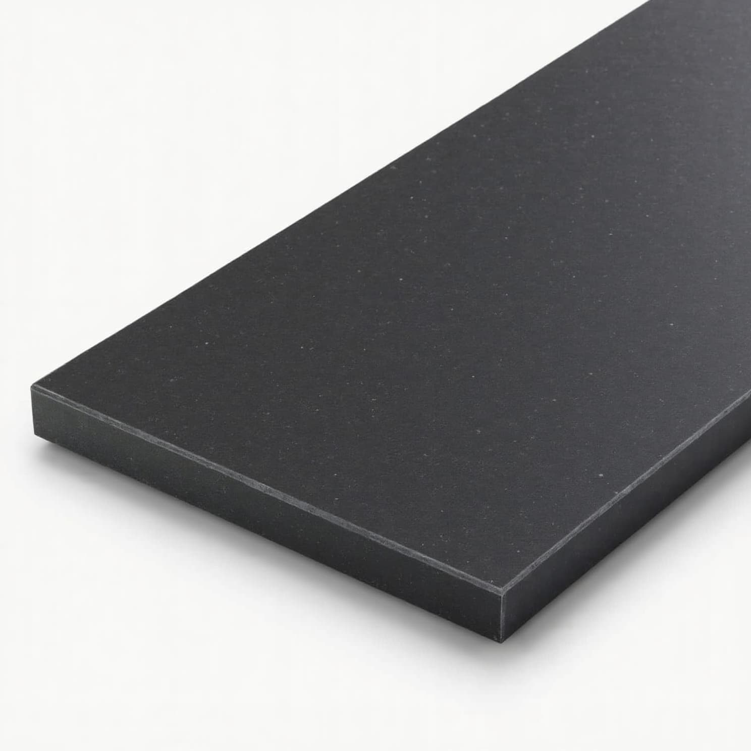Haardplateau Graniet Fine Basalt (antraciet, gezoet)