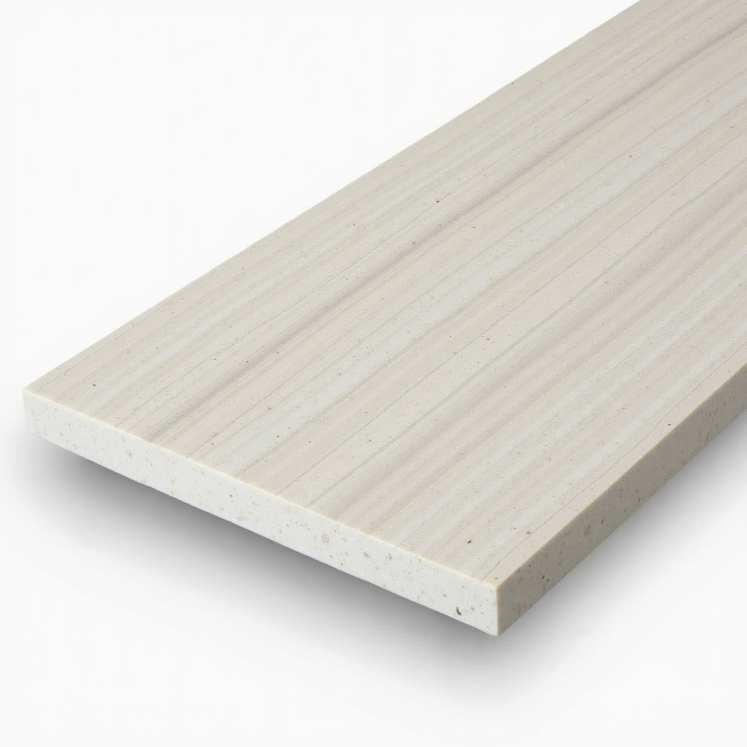 Vensterbank Composiet Quartz Ivory (crème, geborsteld) — Composiet Quartz Ivory