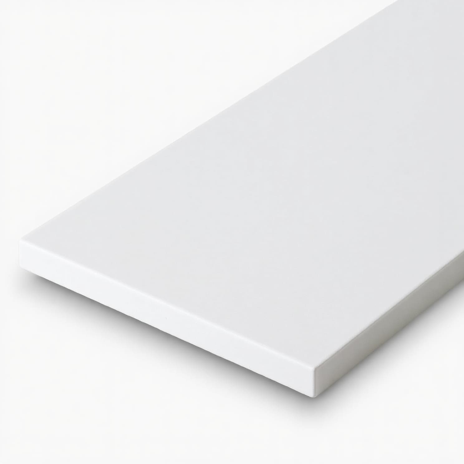 Toiletplateau Composiet Silk White (wit, gepolijst)