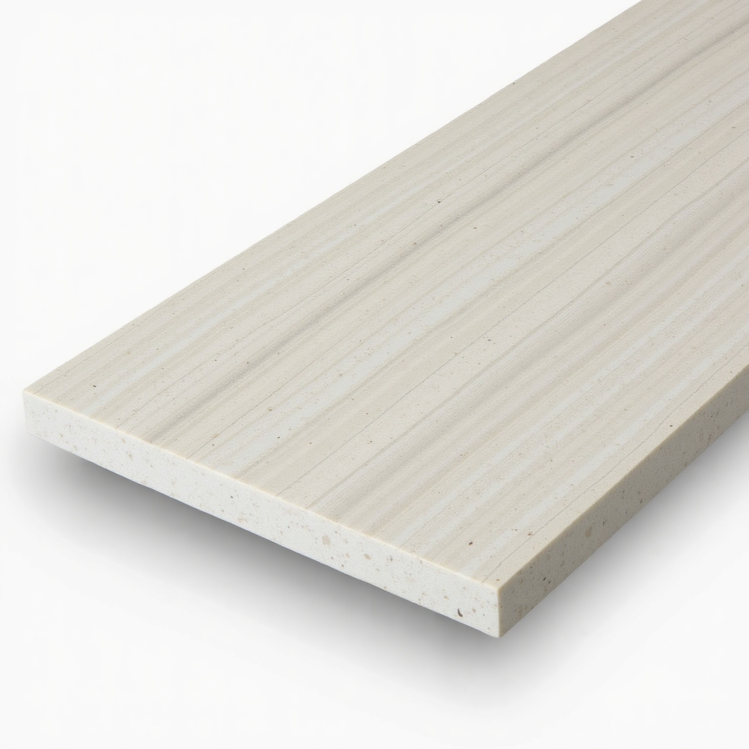 Vensterbank Composiet Quartz Ivory (crème, geborsteld)